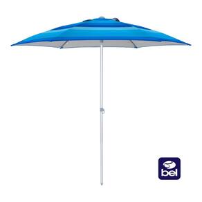 Guarda Sol Premium 2,40m Alumínio Reforçado Milagres Azul - 12728 Belfix