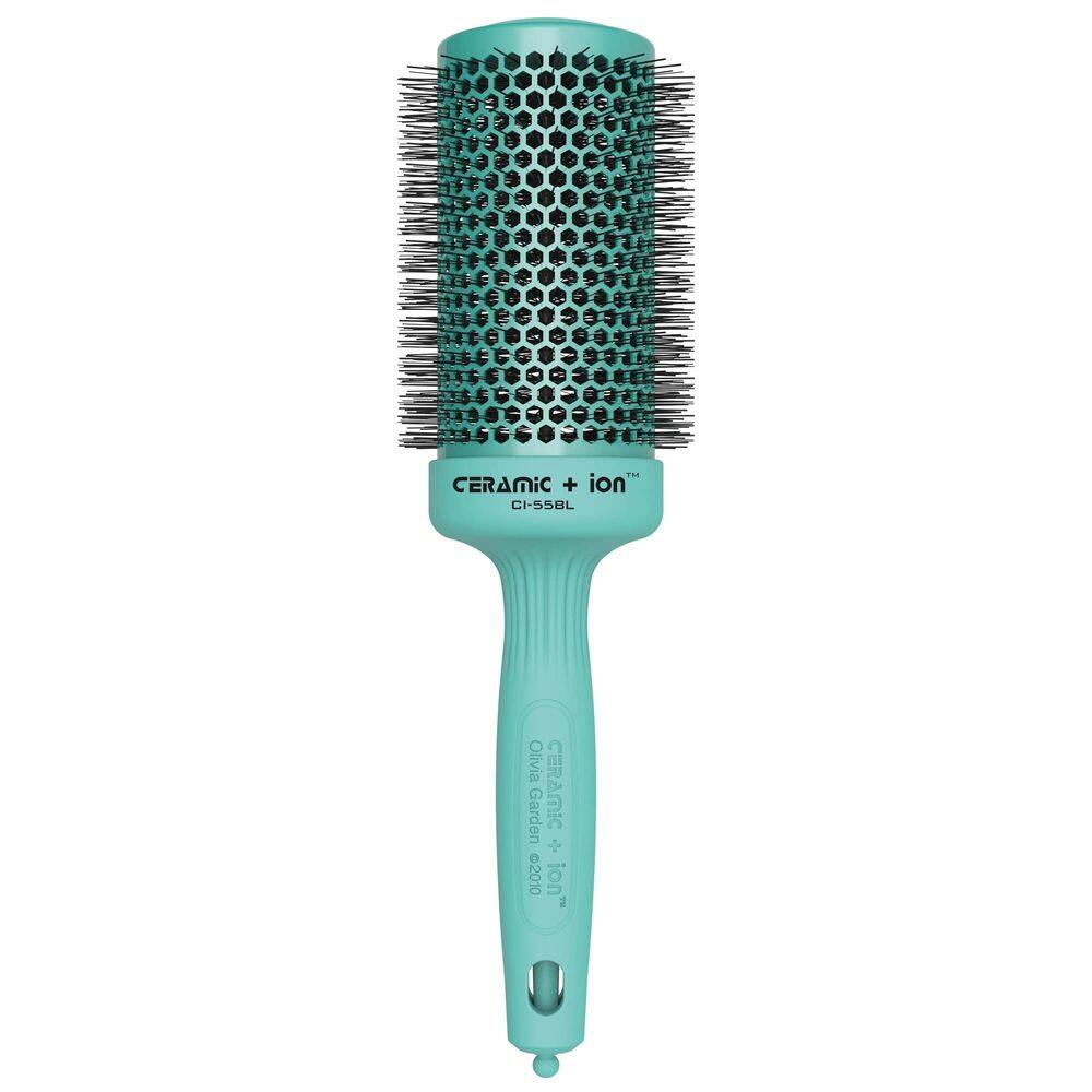 Escova de cabelo térmica redonda Olivia Garden Ceramic + Ion 5,4 cm
