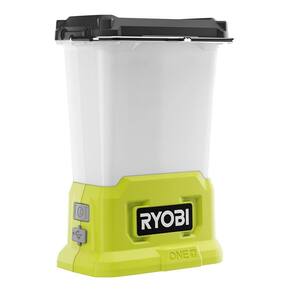 Luz de área LED RYOBI ONE+ 18V sem fio com USB 850 lúmens