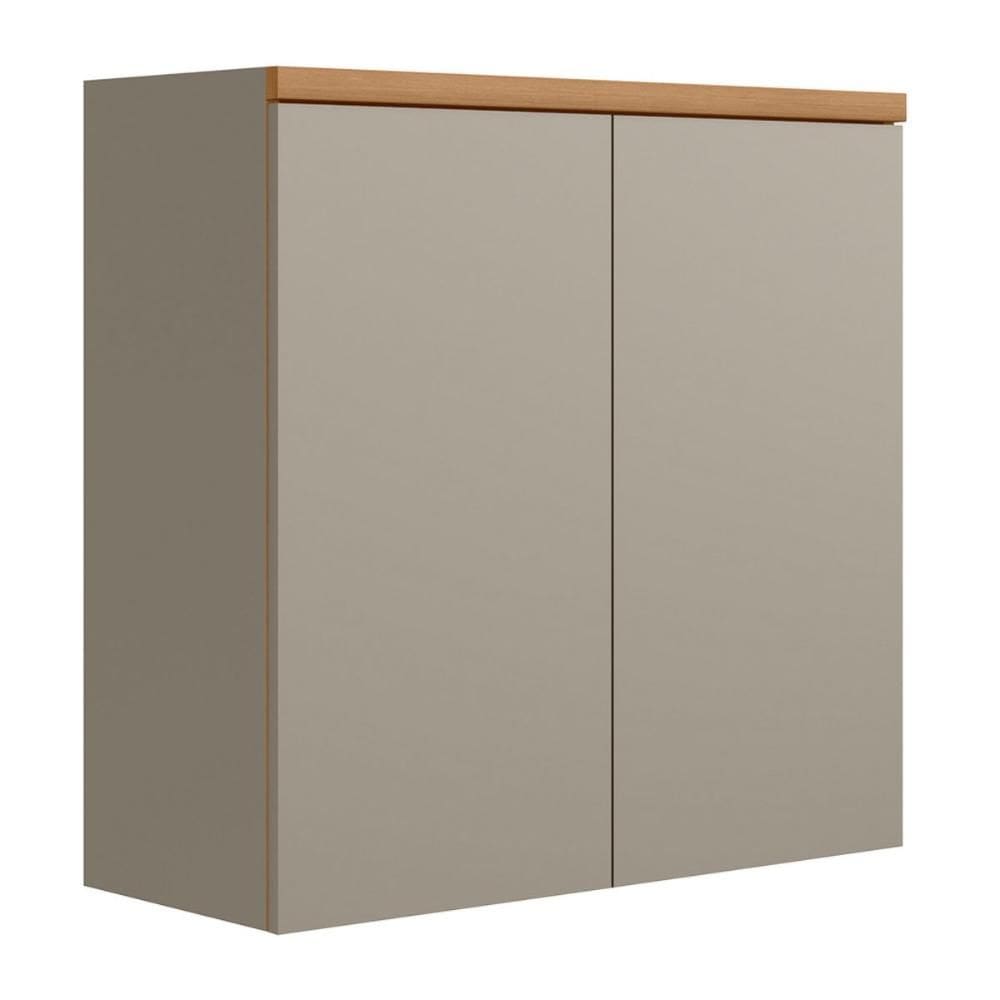 Armario Aereo 2 Portas Leia Jequitiba Gris