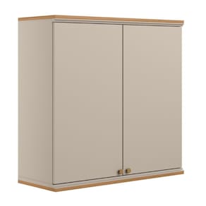 Armario Aereo 2 Portas Berlim Jequitiba Off White