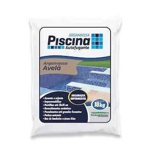 Argamassa Piscina Aut. Impermeável Cor Avela 18kg