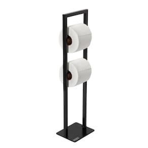 Porta Papel Higiênico Estilo Industrial Preto
