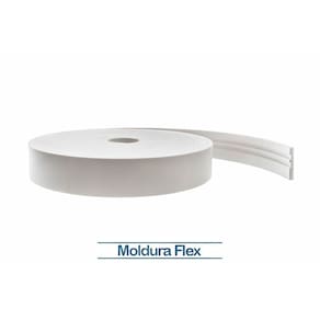 Rodapé Eva Flexível Autoadesivo 7cm x 1cm Napoli 12 Metros