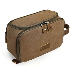 Bolsa de higiene de viagem Gonex, lona resistente à água para homens