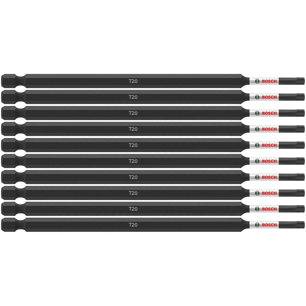 Brocas elétricas para aparafusar BOSCH ITT206B Torx #20 de 6 cm, pacote com 10
