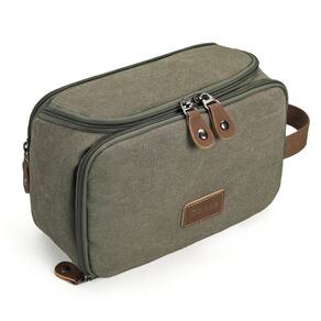 Bolsa de higiene de viagem Gonex, lona resistente à água para homens