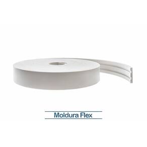Rodapé Eva Flexível Autoadesivo 7cm x 1cm Siena 25 Metros