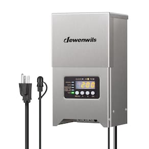 Transformador de paisagem DEWENWILS 300W 12V/15V com fotocélula e temporizador