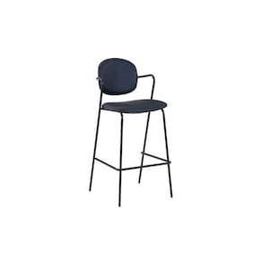 Banqueta Isla Poliuretano 105cm X 47cm X 53cm Preto
