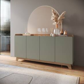 Buffet para Sala de Jantar 200x96x40cm John Verde