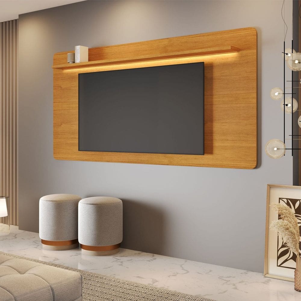 Painel Cristal Candian 107x200x18 Cm Cinamomo