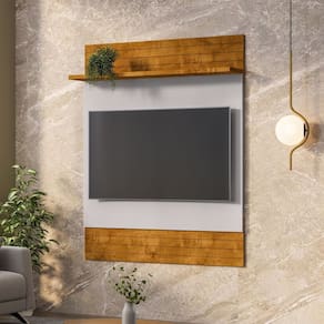 Painel para Tv até 48 Polegadas Guaratuba Naturalle/Off-White