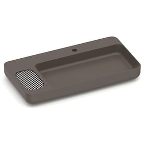Cuba de Apoio com Válvula Oculta 7/8" 800cm X 420cm Infinity Roca Café