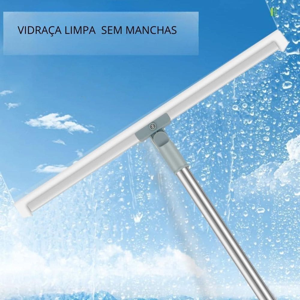 Kit 2 Super Vassoura Rodo Mágico Silicone Estrutural