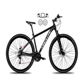 Bicicleta Absolute Nero 5 Preto 21v Freios Hidraulicos Câmbios Shimanos