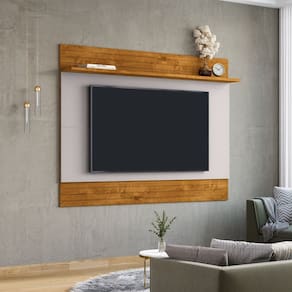 Painel para Tv até 75 Polegadas Icaraí Naturalle/Off-White