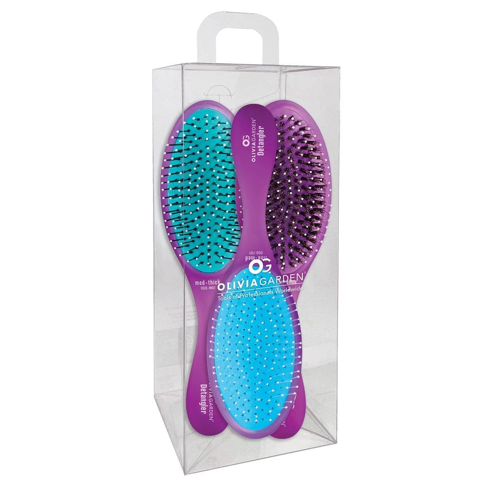 Brush Collection Olivia Garden OG, almofada removível, roxa