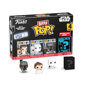 Bitty Pop Star Wars Episódio V Leia, Snowtrooper e Boba Fett
