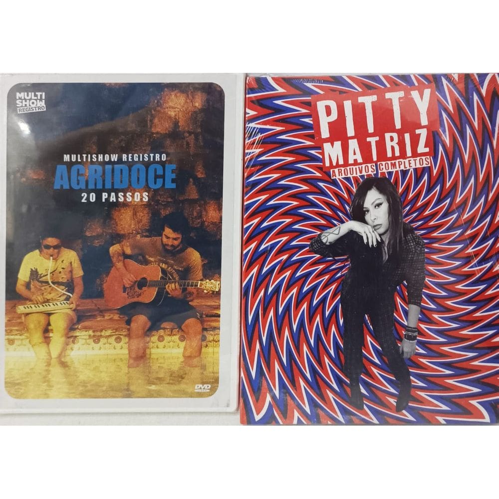 Pitty - Matriz: Arquivos Completos Dvd Duplo/Agridoce 2 DVDS