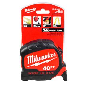 Fita métrica Milwaukee 48-22-0240 Lâmina de 12 m x 3,3 cm de largura