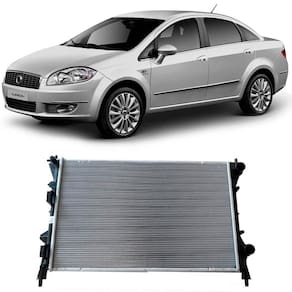 Radiador Fiat Linea 1.9 16v 2009 a 2012 Denso