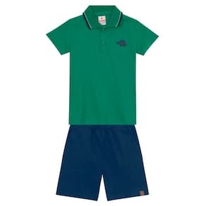 Conjunto infantil menino de dinossauro Brandili