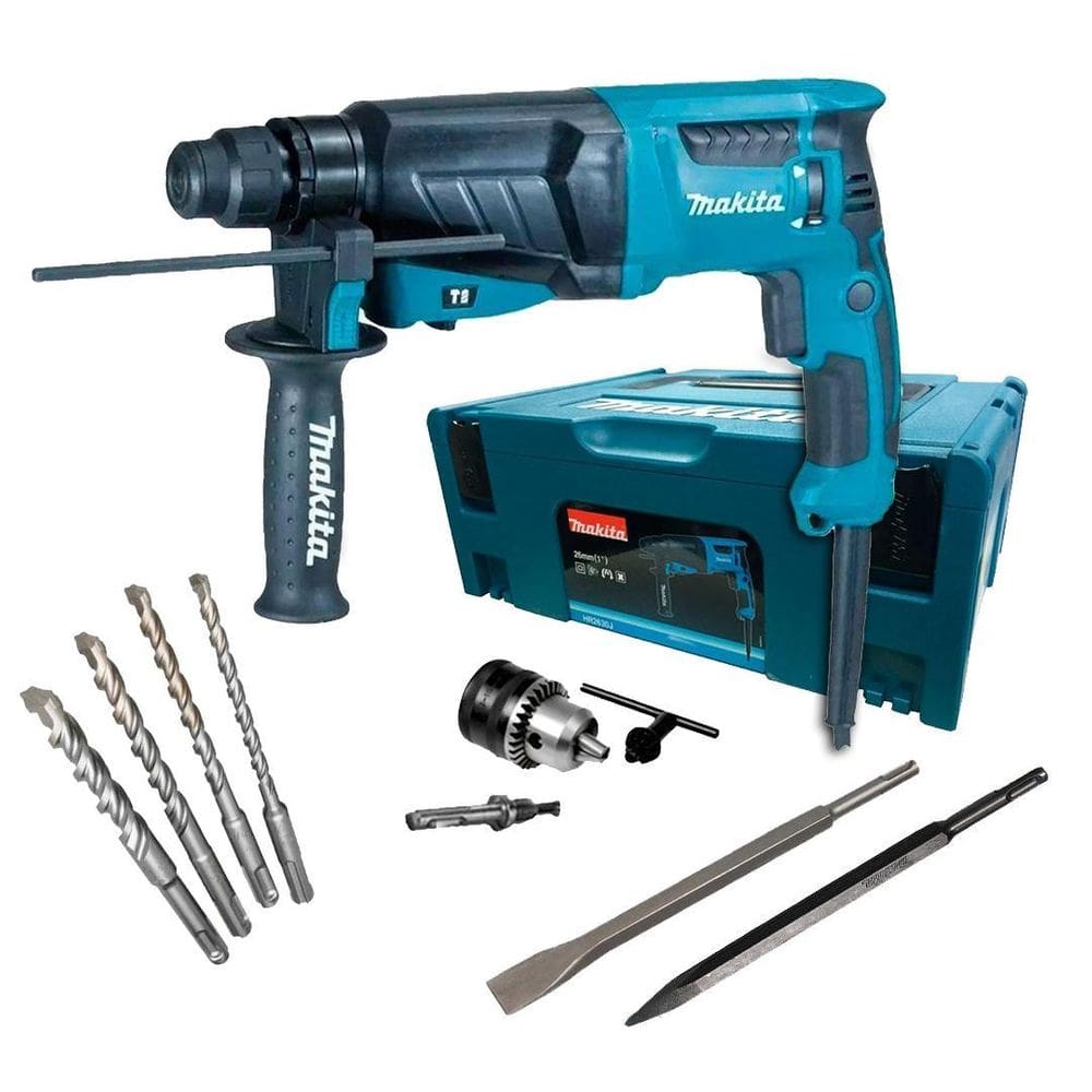 Martelete Comb Makita Sds Hr2630J + Malet E Acess 830W 110V