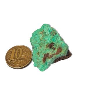 01 Crisoprásio Bruto Pedra Natural 10 a 15g 30 a 40mm Tipo B