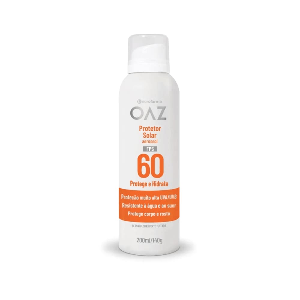 OAZ Protetor Solar Aerosol FPS 60 200ml - 7891317024673