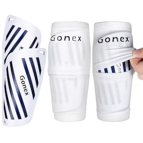 Caneleiras de futebol Gonex para crianças, adultos, jovens, meninos e meninas