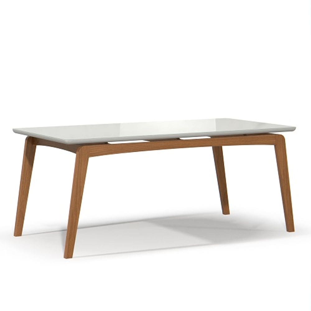 Mesa De Jantar 6 Lugares 1.8 Detroit Off White/Nature - Tebarrot Móveis