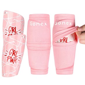 Caneleiras de futebol Gonex para crianças, adultos, jovens, meninos e meninas