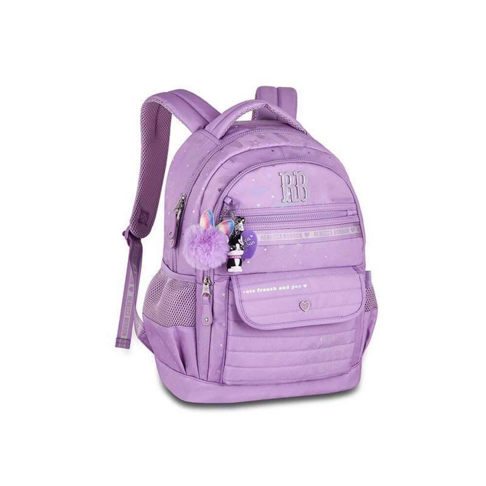 Mochila De Costas Rebecca Bonbon Nylon Holográfico Rb24587