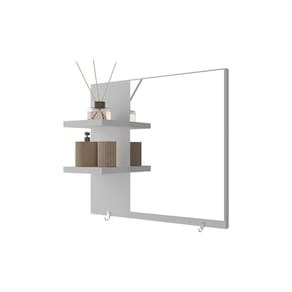 Armário para Banheiro com Espelho Lince Branco 40cm