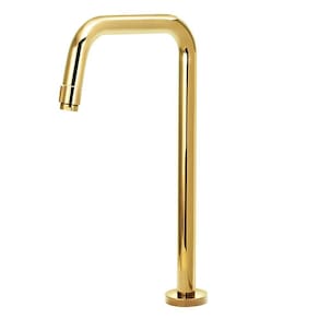 Torneira Banheiro/Lavatório Pratica Clean Dourada Gold Alta