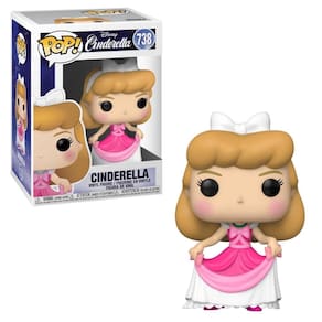 Boneco Funko Pop Disney - Cinderela De Vestido Rosa