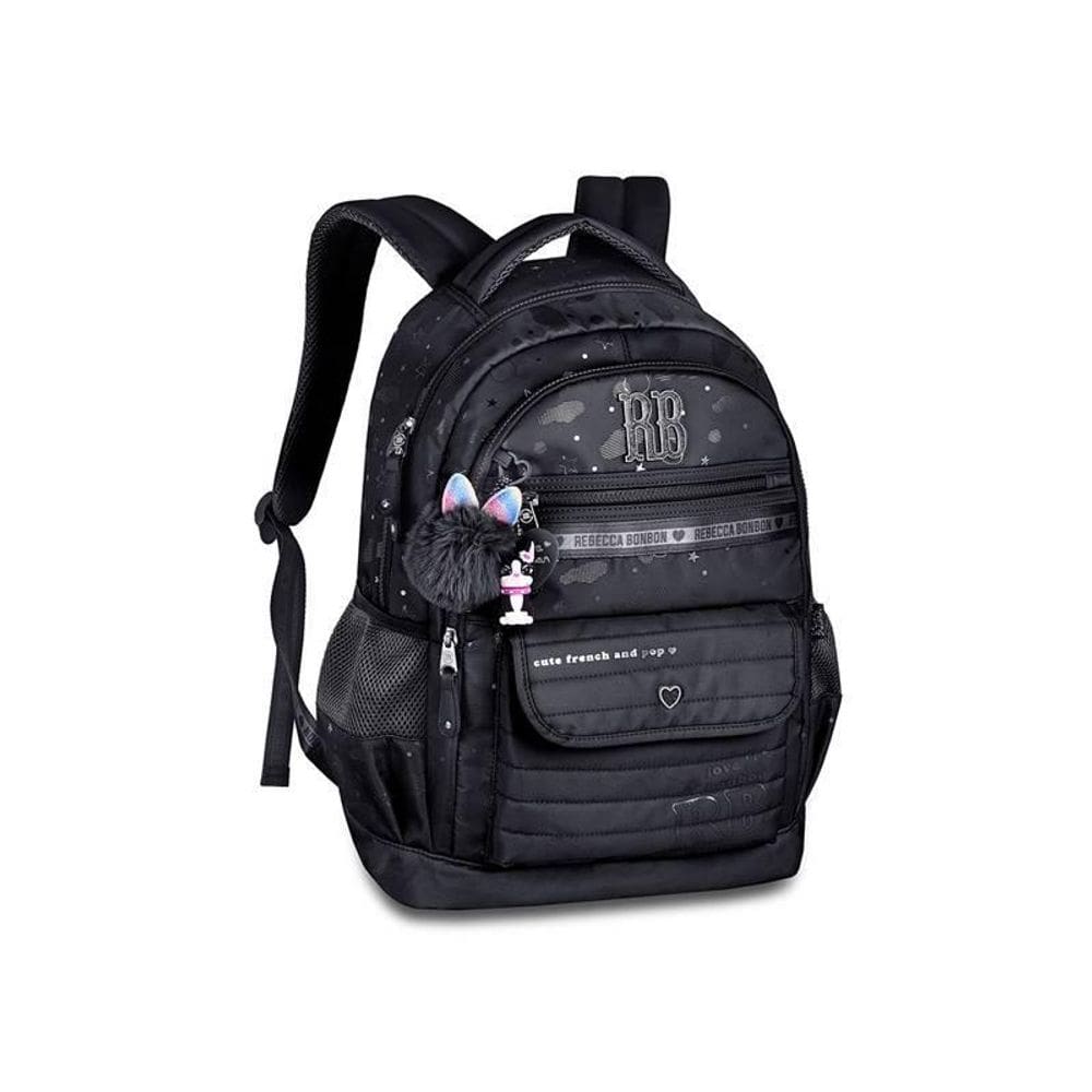 Mochila De Costas Rebecca Bonbon Nylon Holográfico Rb24587