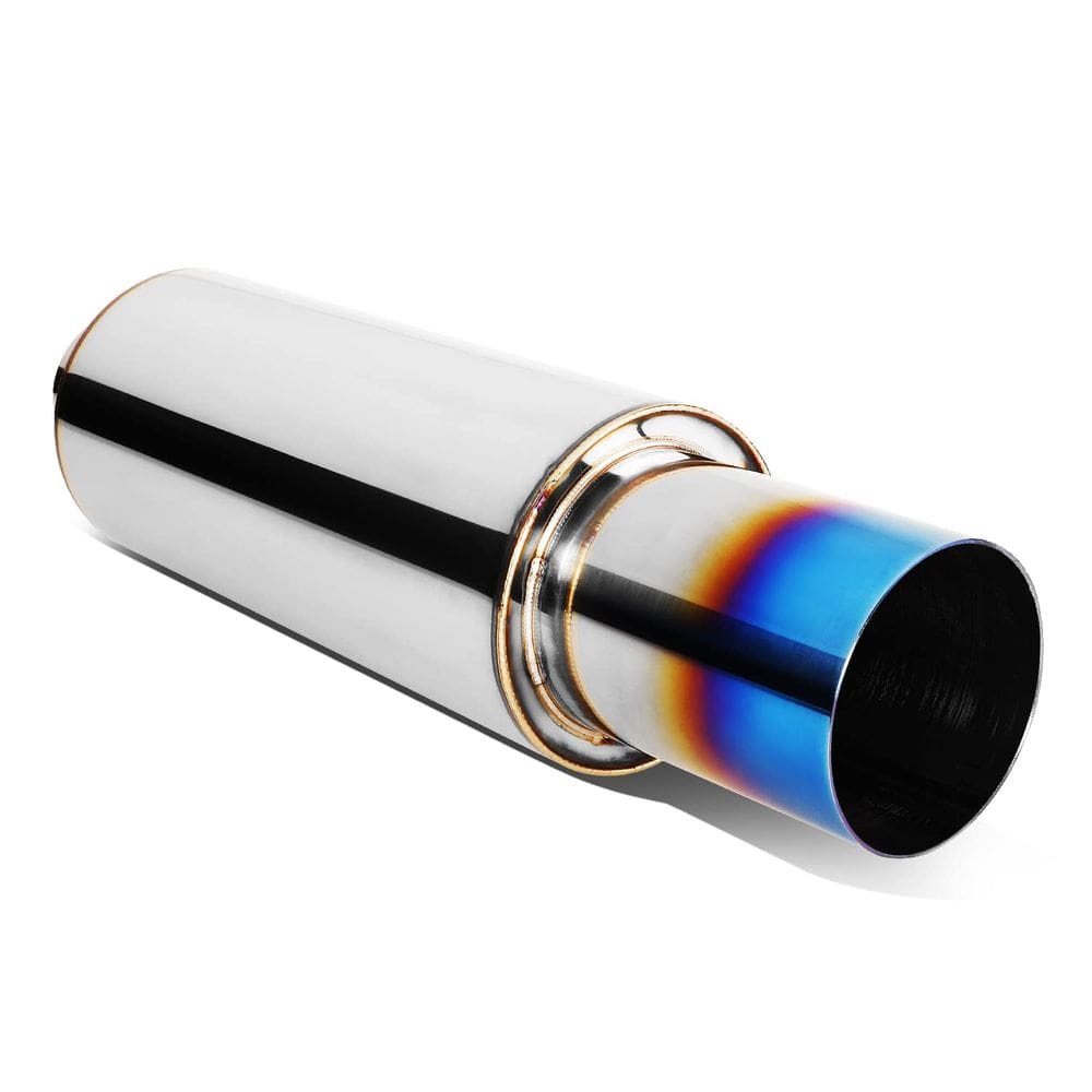 Silenciador de escape DNA MOTORING EXA-MF-001-T2 em aço inoxidável