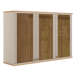 Armario Aereo 3 Portas Texas Jequitiba Off White