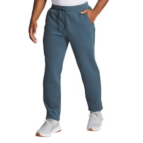 Cintura elástica masculina Jogger PUMA, cônica, azul XXL