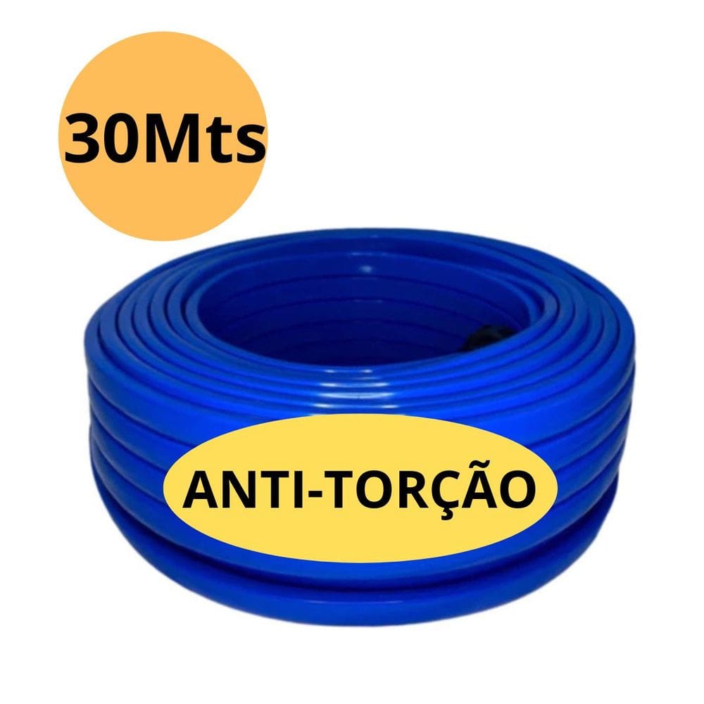 Mangueira Jardim 30Mts Antitorção Chata Resistente Antidobra