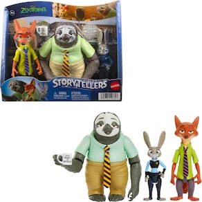 Brinquedo Mattel Disney Zootopia entra e sai em um pacote flash