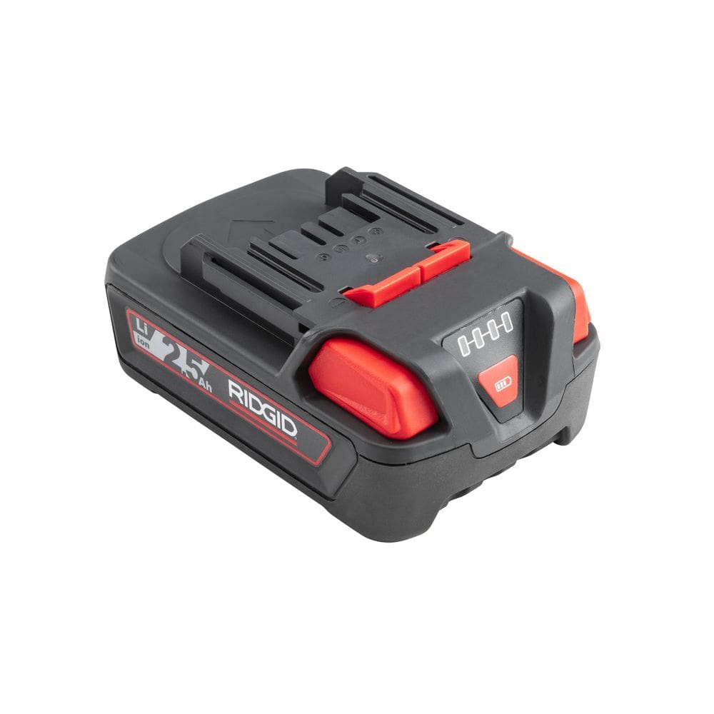 Bateria RIDGID 56513 18V 2.5Ah de íon de lítio com indicador LED