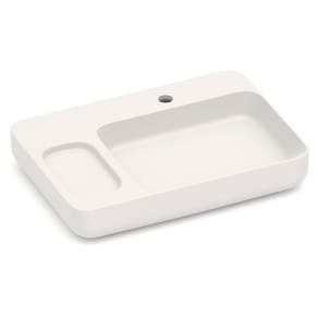 Cuba de Apoio com Válvula Oculta 7/8" 60x42cm sem Saboneteira Infinity Bege