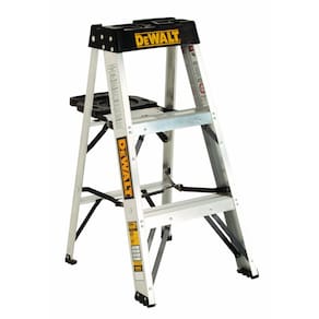 Escada de degraus DEWALT DXL2010-03 Prata com capacidade de 3 pés e 300 libras