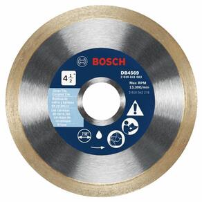Lâmina de diamante BOSCH DB4569 11,43 cm Premium para corte úmido