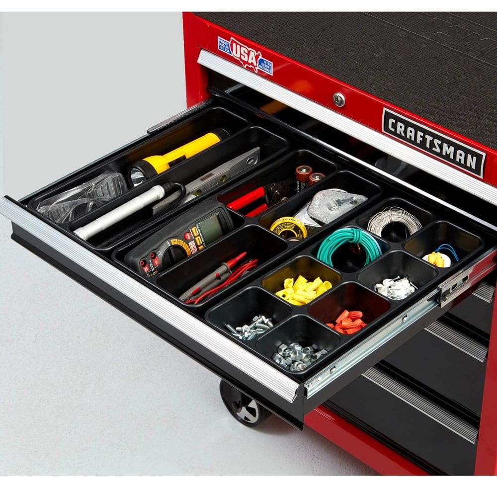 Organizador de ferramentas CRAFTSMAN Conjunto de gavetas de 3 peças e 14 compartimentos