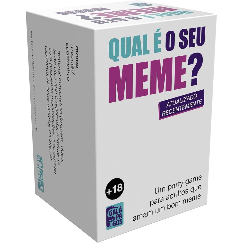 Jogo de Cartas Qual é o Seu Meme? - Galápagos