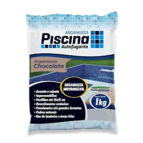 Argamassa Piscina Aut. Impermeável Cor Chocolate 1kg